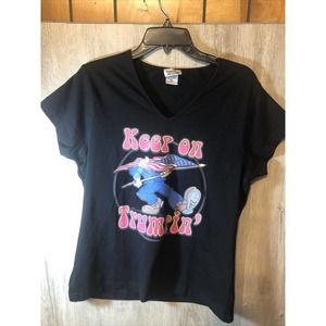 Keep on Trumpin Retro Classic Trump Logo Women's Junior Tee